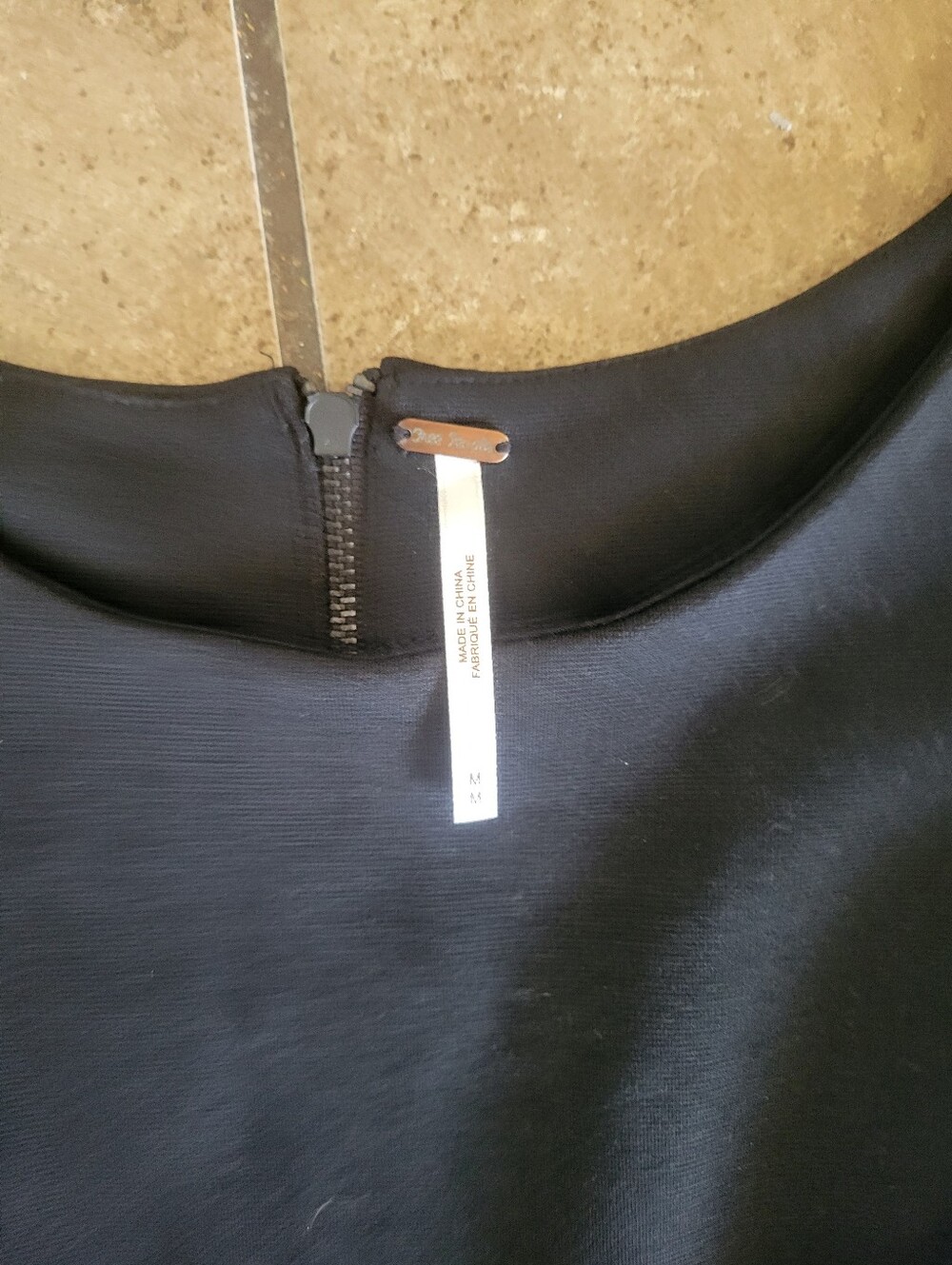 Free People Dress Womens M Black Blouson - Picture 2 of 3